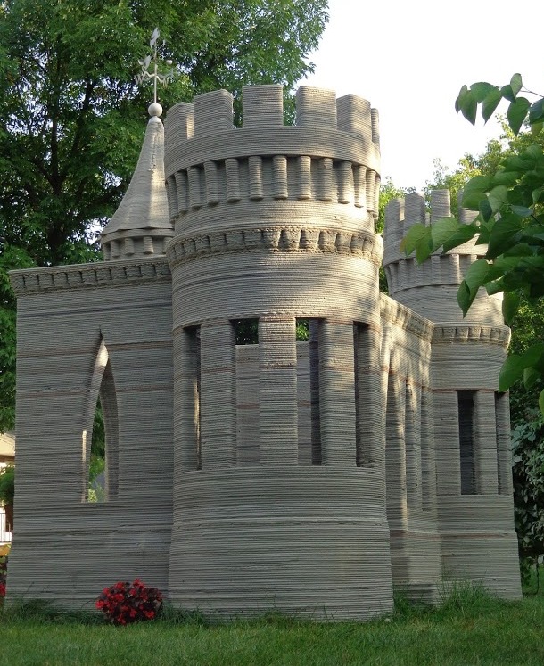 世界第1棟3D列印真實比例的城堡