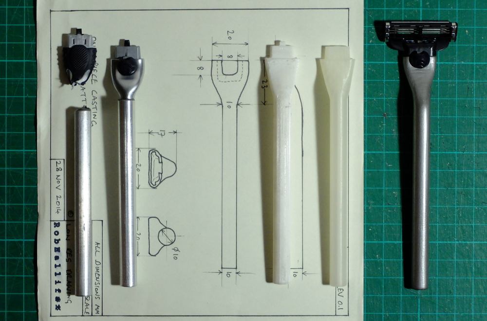 奧卡姆刮鬍刀公司使用3D列印，重新設計你每天刮鬍刀