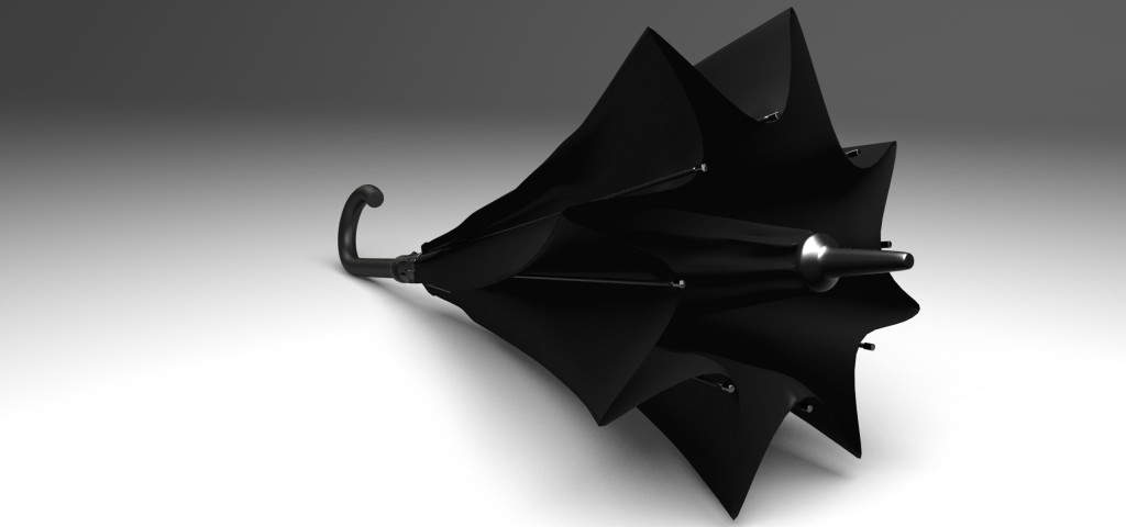 KAZbrella利用3D列印重塑雨傘功能