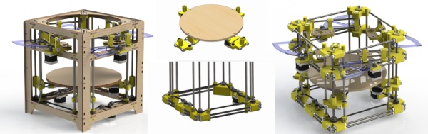 可雙頭獨立運作噴頭的3D列印機