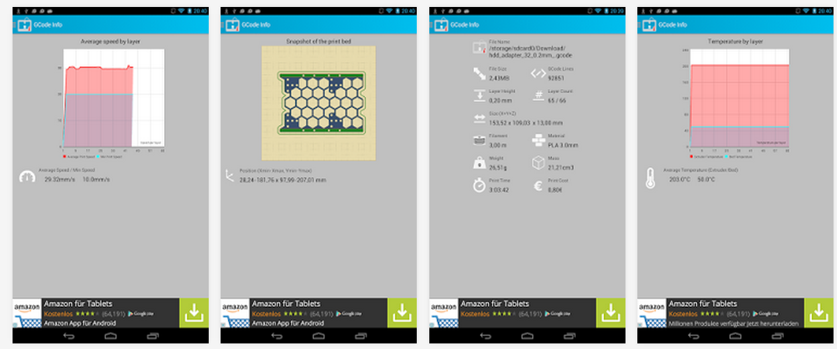 Android免費3D列印分析工具